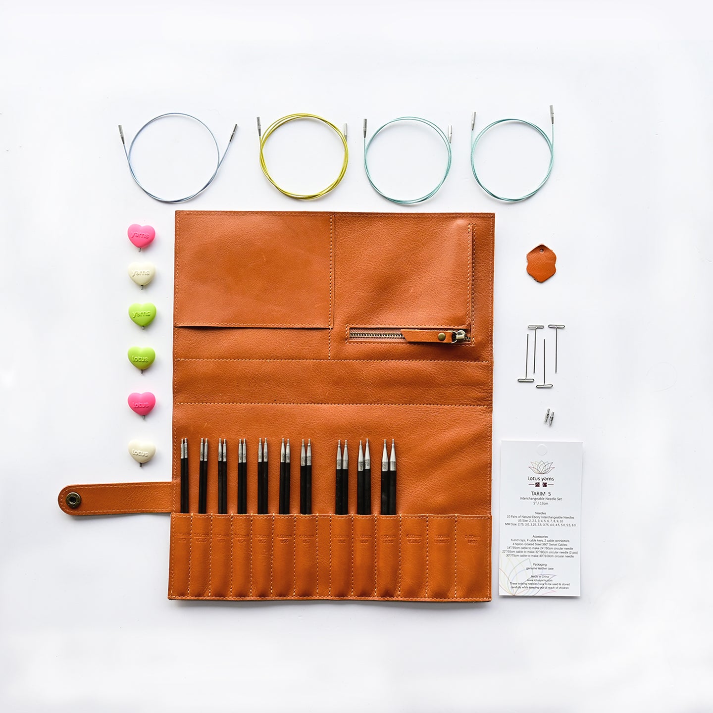 TARIM 5 Interchangeable Circular Needles Set