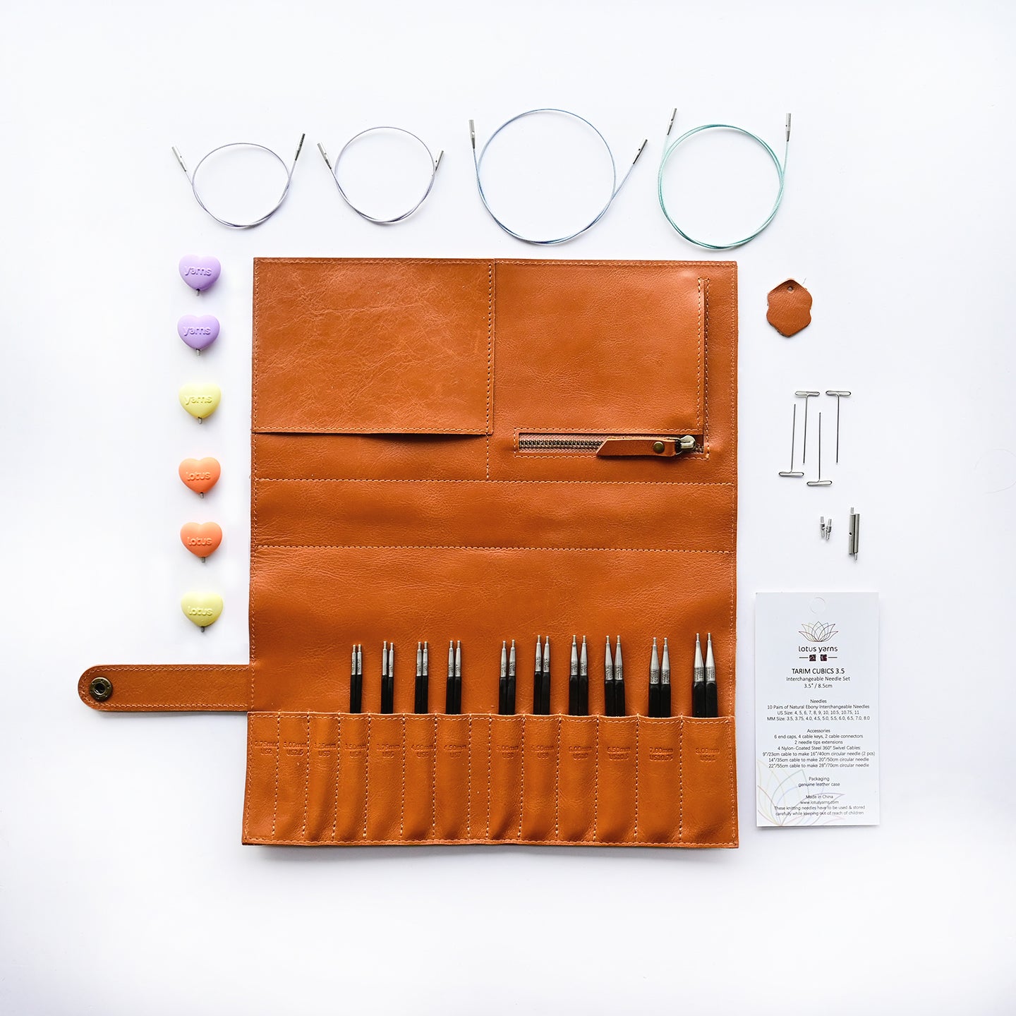 TARIM CUBICS 3.5 Interchangeable Circular Needles Set