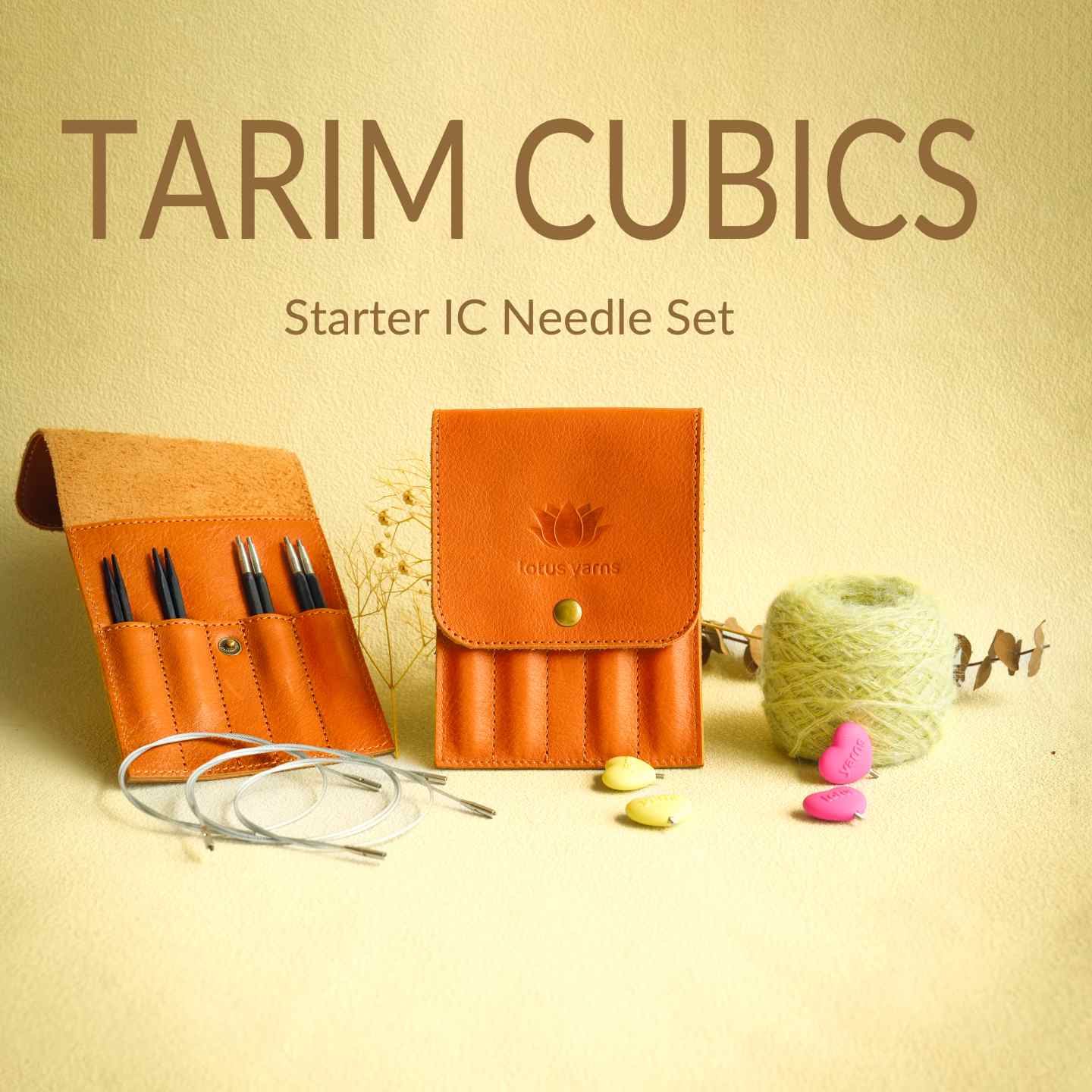 TARIM CUBICS  Starter Interchangeable Circular Needles Set