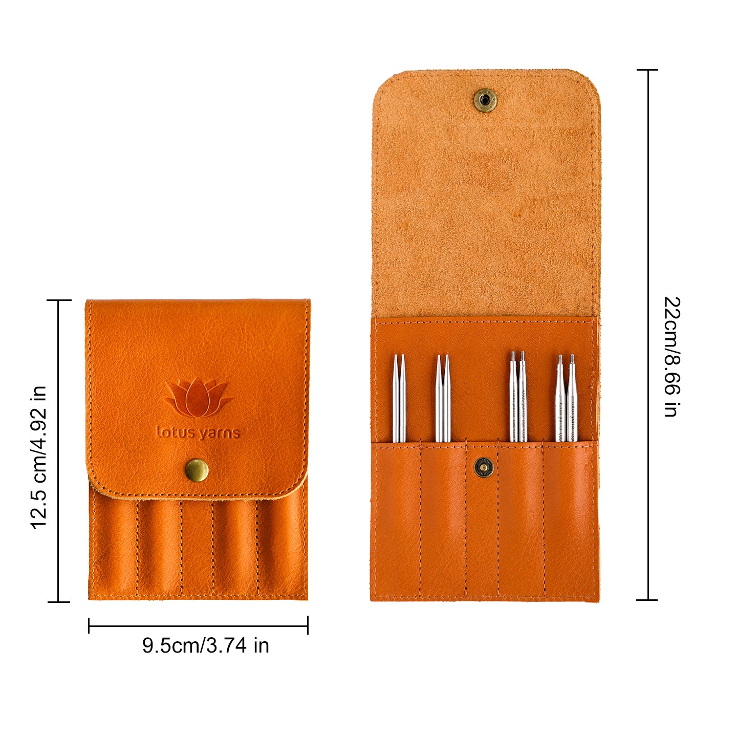 PAMIR 3.5‘’ Starter  Interchangeable Circular Needles Set