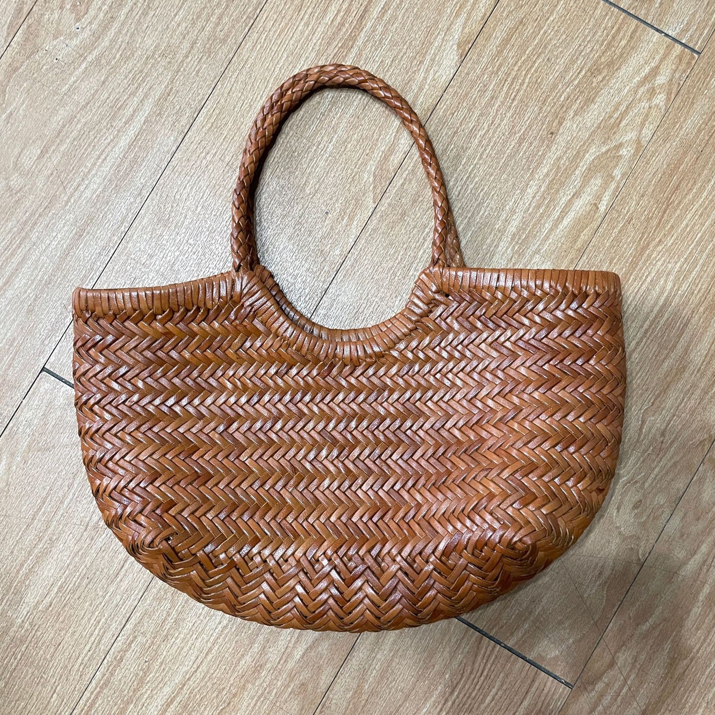 Genuine Leather Handwoven Hand Bag