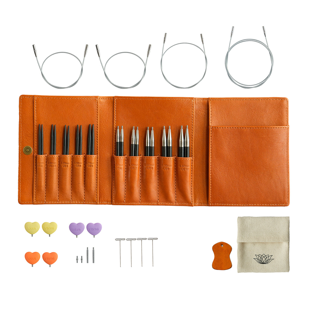 TARIM 3.5 Interchangeable Circular Needles Set